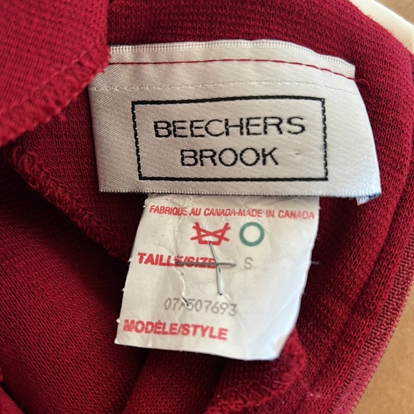 Beechers Brook - 1990s Vintage Red Wednesday Dress - Picture 4 of 6